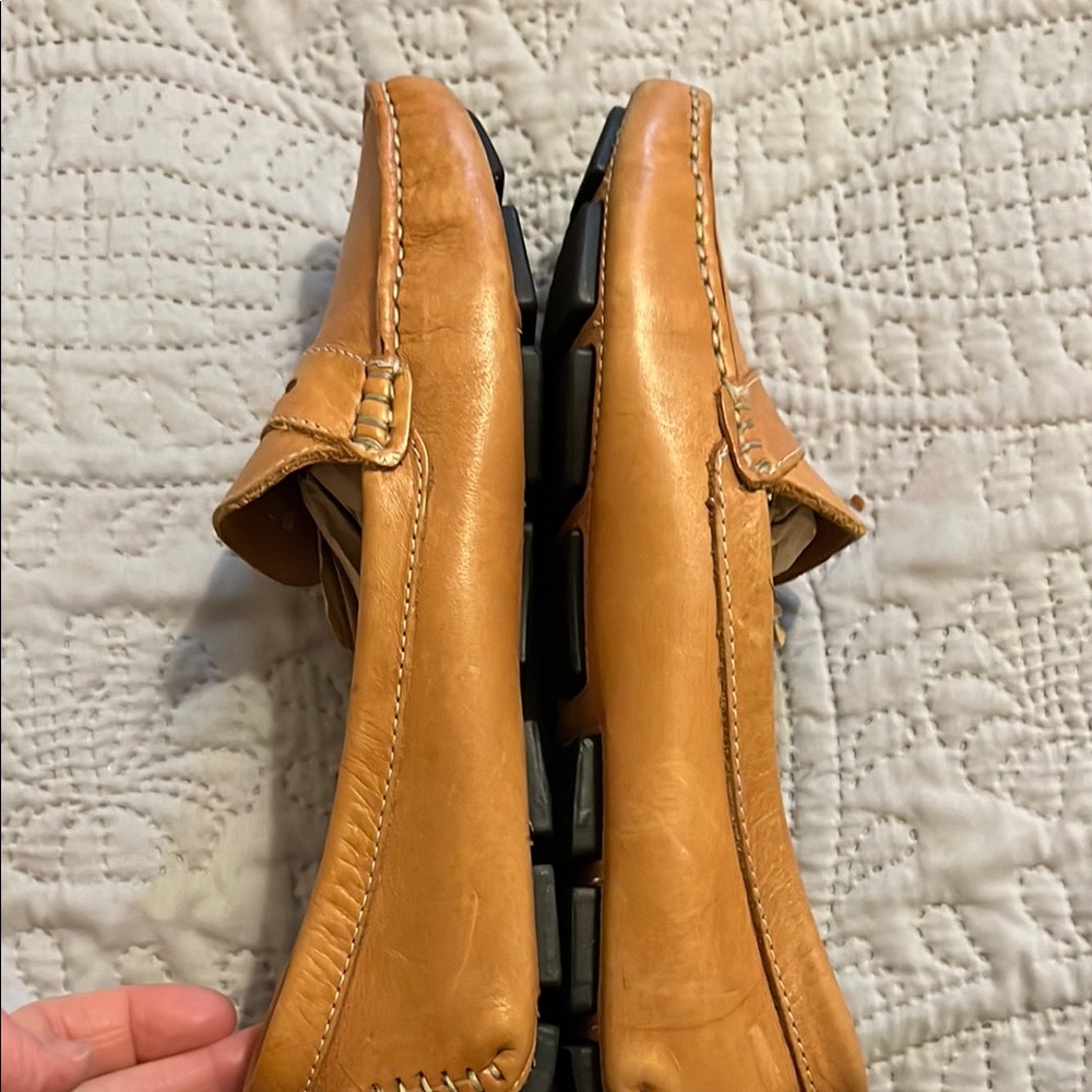 Mercanti Fiorentini Brown Penny Loafers Timeless Flats - Picture 8 of 9